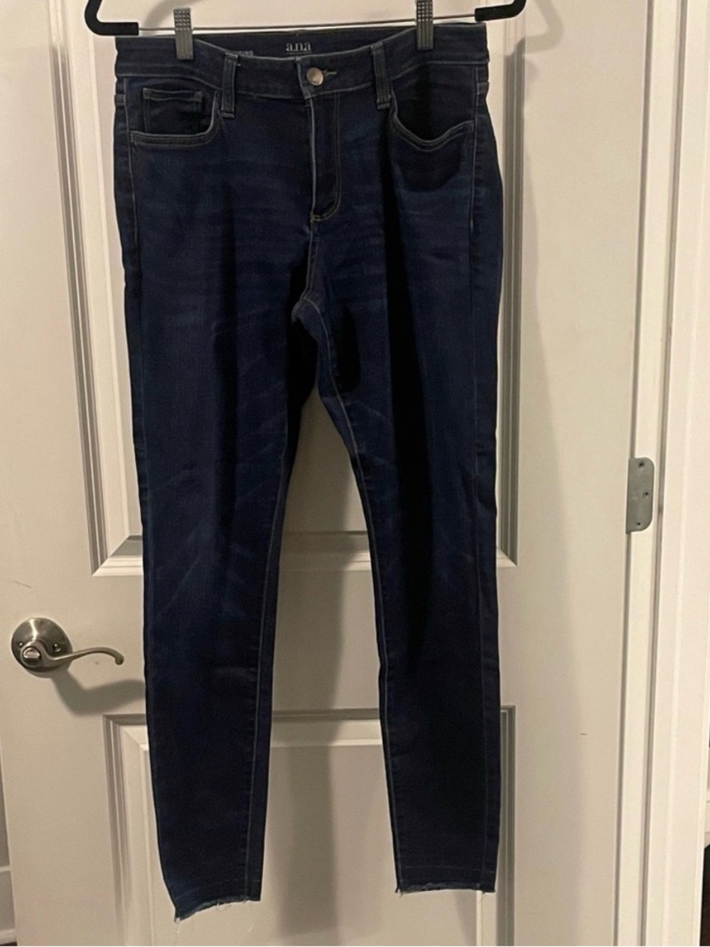 Women's Skinny Jeans Trio - Dark Blue, Medium Blue, Light Blue Distressed - Picture 11 of 11